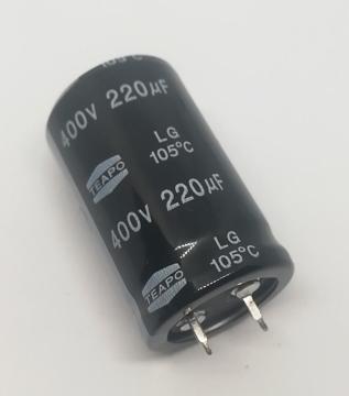 220uf 400V Snap Kondansatör 105C  25x40