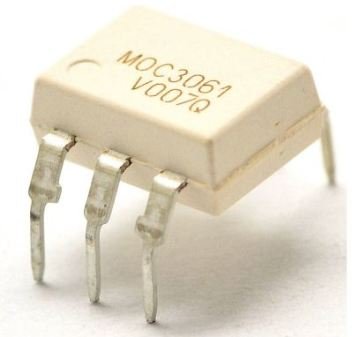 MOC3061 DIP-6 Triac Çıkışlı Optokuplör Entegresi