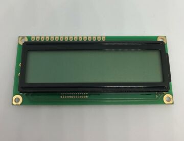 2x16 Lcd Ekran Mavi Pin Üstte Sol MSH1602B-PFH-JT#000