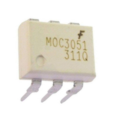 MOC3051 DIP-6 Triac Çıkışlı Optokuplör Entegresi