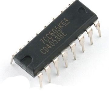 CD4053 DIP-16 Multiplexer Demultiplexer Entegresi