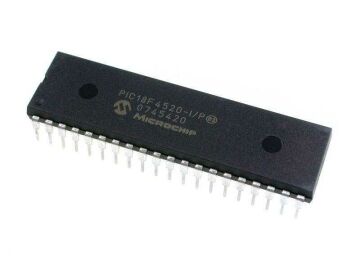 PIC18F4520 I/P DIP-40 8-Bit 40MHz Mikrodenetleyici Entegre (18F4520)